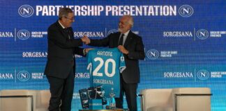 Acqua Sorgesana è il nuovo Back of Shirt Partner del Napoli