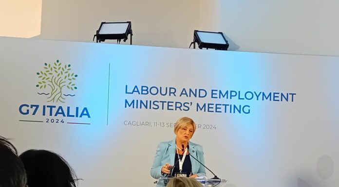 G7 Lavoro, Calderone “Dichiarazione di Cagliari mette persona al centro”
