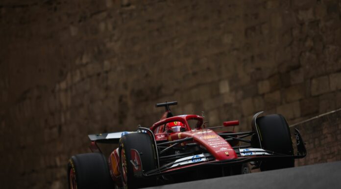 A Baku Ferrari c’è: seconde libere a Leclerc, Sainz quarto