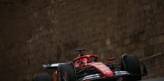 A Baku Ferrari c’è: seconde libere a Leclerc, Sainz quarto