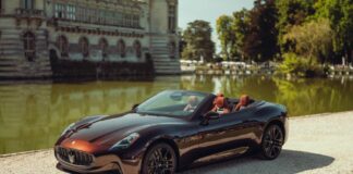 Maserati GranCabrio Folgore Tignanello allo Chantilly Arts Elegance