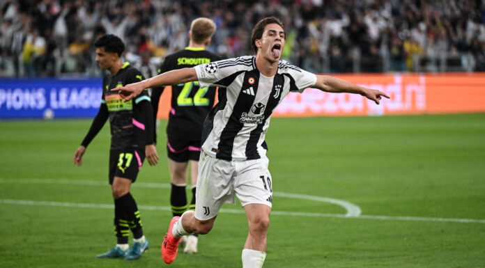 Juve-Psv 3-1 all’esordio in Champions, eurogol di Yildiz