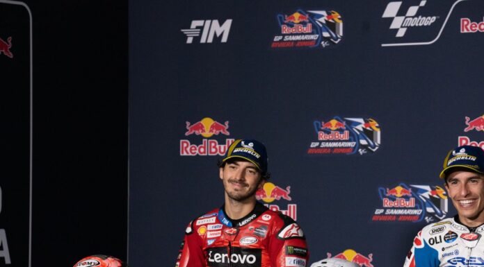 Bagnaia davanti a tutti nelle libere del venerdì a Misano