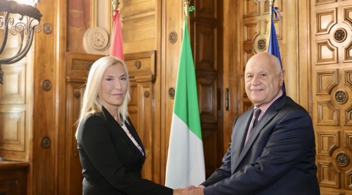 Il Guardasigilli Carlo Nordio incontra l’omologa serba Maja Popovic