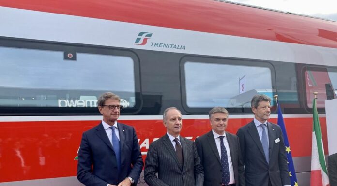 Presentato a Berlino il nuovo Frecciarossa 1000 di Trenitalia