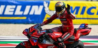 Bagnaia vince la Sprint in Indonesia, Martin cade