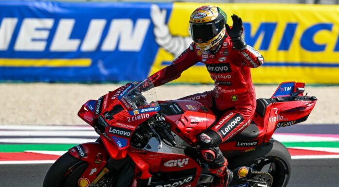 Bagnaia vince la Sprint in Indonesia, Martin cade