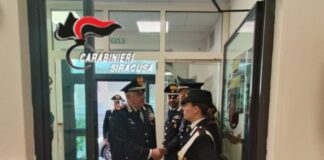 Siracusa, Luzi in visita al Comando provinciale dei Carabinieri