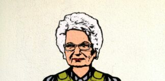 Milano, spunta un murale di Liliana Segre con giubbotto antiproiettile