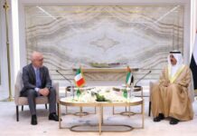 Emirati Arabi, l’ambasciatore italiano Fanara incontra il presidente del Federal National Council Ghobash