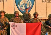 Piano di evacuazione per i soldati maltesi dal Sud del Libano