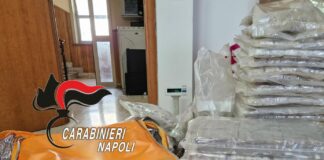 Sequestrati 190 chili di hashish, 2 rider della droga arrestati a Napoli