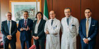 Governatore Panetta visita oncologia pediatrica del Policlinico Gemelli