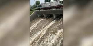 Pioggia intensa su Milano, attivata la vasca del Seveso