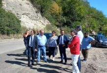 Frana sulla Sp 277 in provincia di Matera, predisposto sopralluogo