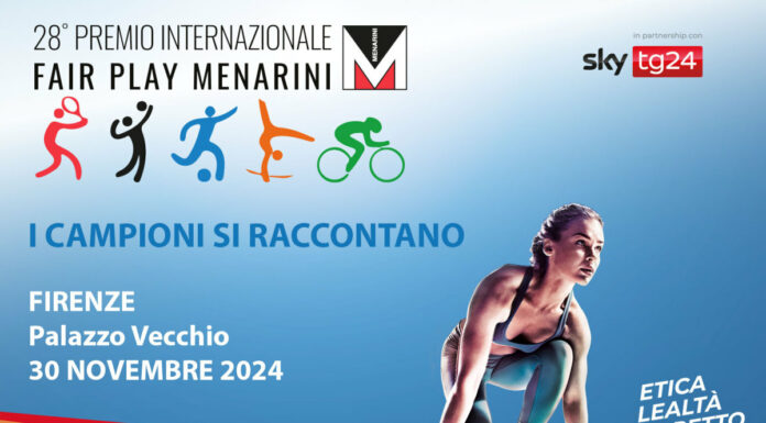 Fair Play Menarini, il 30/11 il talk show i campioni si raccontano