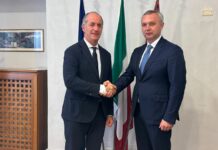 Zaia ha incontrato a Roma l’ambasciatore ucraino Yaroslav Melnyk