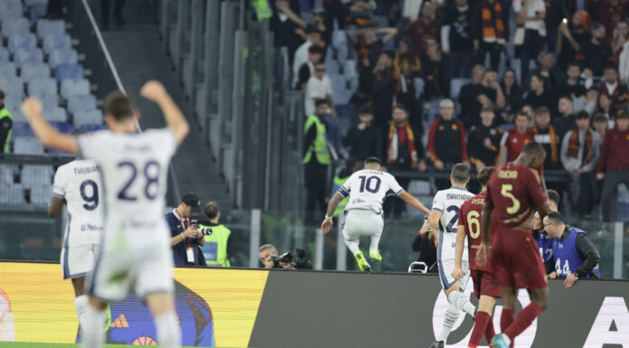 Gol di Lautaro e l’Inter espugna l’Olimpico, 1-0 alla Roma