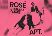Rosè e Bruno Mars subito “numero 1” con il nuovo singolo “APT.”