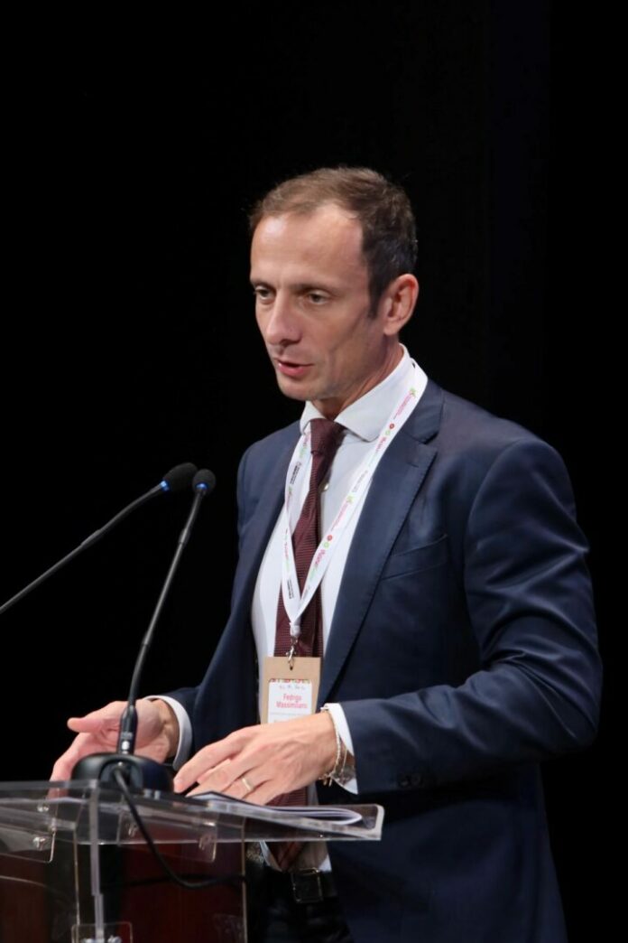 Il governatore Fedriga nel corso del suo intervento