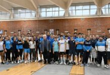 Azzi in visita alla Nazionale di sciabola