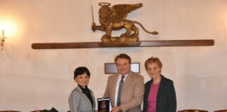 المستشار دي مارتن يستقبل وفداً من مدينة سوتشو في كا فارسيتي