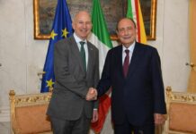 Schifani riceve ambasciatore Usa “Presto in America con imprenditori Siciliani”