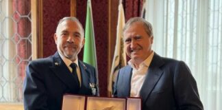 Brugnaro riceve a Ca’ Corner l’ammiraglio Petroni