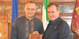 Il sindaco Brugnaro riceve il primo cittadino di Leopoli Sadovyi