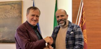 Il sindaco Brugnaro riceve il nuovo comandante dei Vigili del Fuoco Metelli