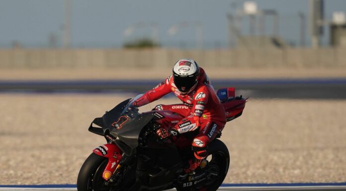 Super Bagnaia primo nella Practice MotoGp a Sepang