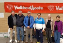 Abbraccio istituzioni della Valle d’Aosta a spada azzurra