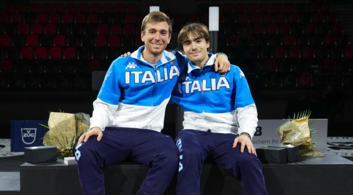 Coppa del Mondo di spada a Berna, argento Paolini e bronzo Galassi