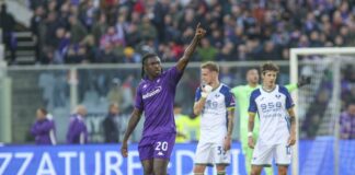 Tripletta Kean, la Fiorentina batte 3-1 il Verona