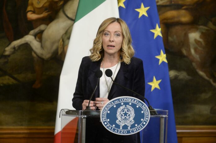 Palazzo Chigi la Presidente del Consiglio riceve il Segretario generale della Nato