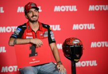 Bagnaia c’è: primo nella Practice a Barcellona, Martin quinto