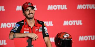 Bagnaia c’è: primo nella Practice a Barcellona, Martin quinto