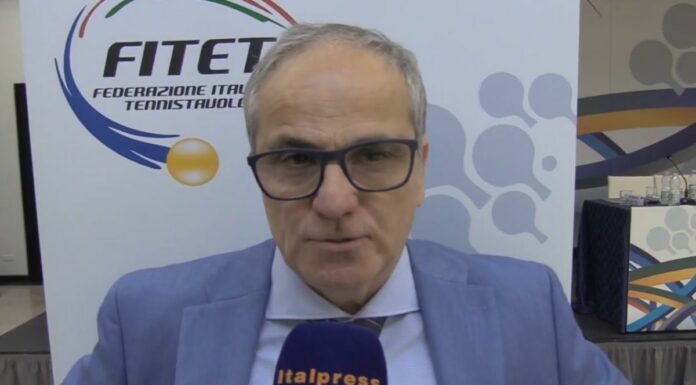 Tennistavolo, Di Napoli confermato presidente della Fitet