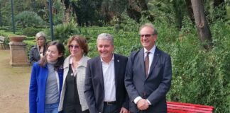 Palermo, a Villa Trabia “panchina rossa” contro la violenza sulle donne