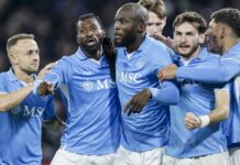 Il Napoli torna solitario al comando, Lukaku piega la Roma