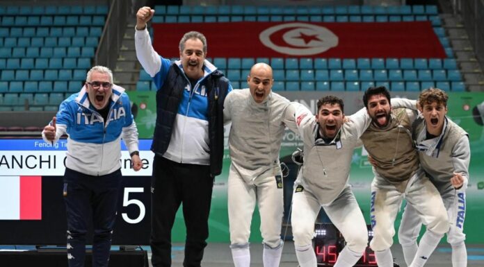 Oro in Coppa del mondo a Tunisi per gli azzurri del fioretto