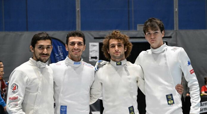 Piazzamenti per le squadre azzurre di spada a Vancouver