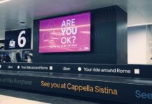 Fiumicino primo aeroporto Punto Viola a supporto delle donne