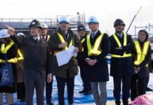 Expo2025, prima visita Fedriga al cantiere del Padiglione Italia a Osaka