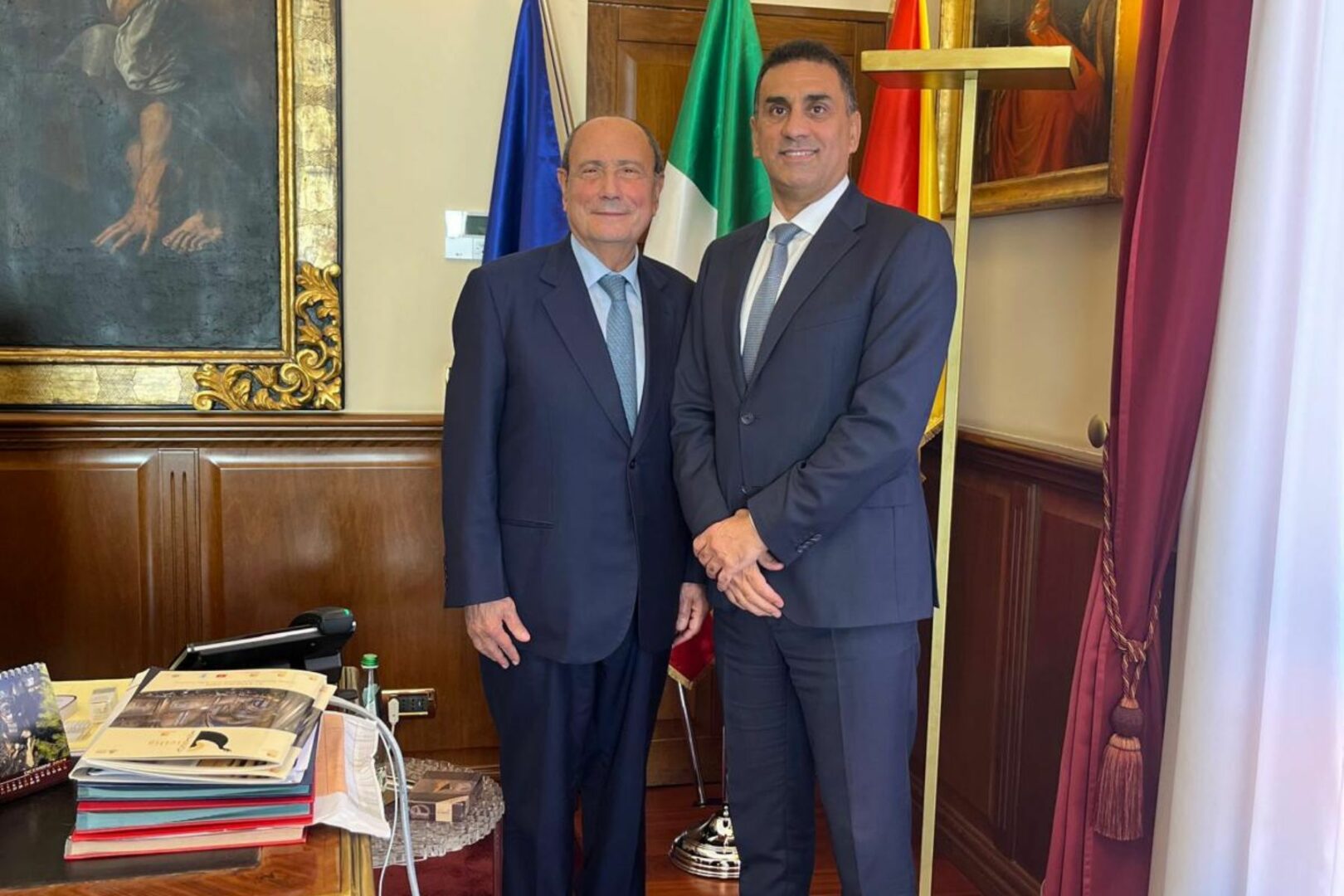Schifani incontra l’ad di Pelligra Italia, “Per progetto rinascita di Termini Imerese”