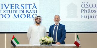 اتفاقية تعاون بين بيت الفلسفة بالفجيرة و جامعة بارى ألدو مورو الإيطالية