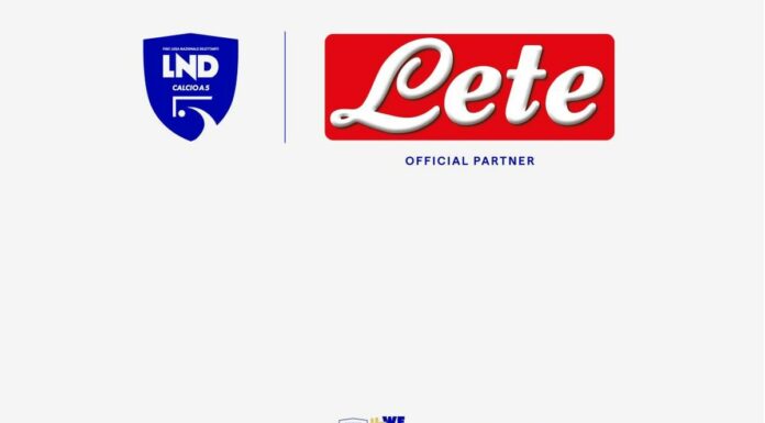 Rinnovata la partnership Divisione Calcio a 5-Acqua Lete