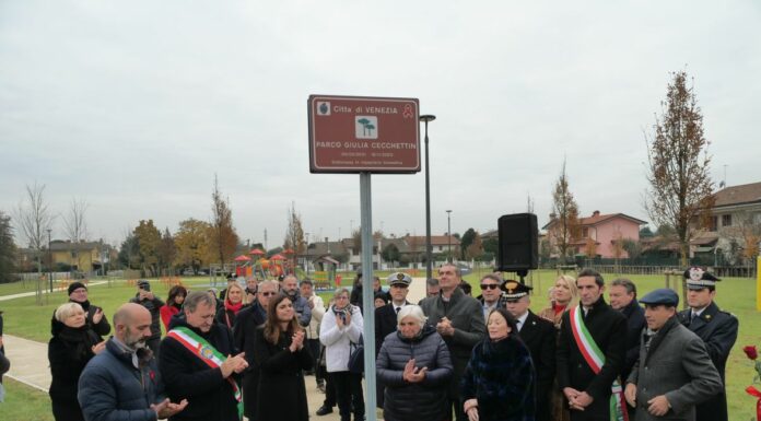 Intitolato a Giulia Cecchettin Il nuovo parco di via Oriago a Venezia