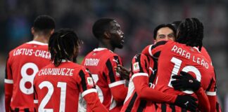 Milan passeggia col Sassuolo, 6-1 e quarti di Coppa Italia