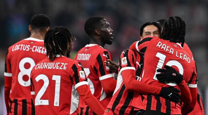 Milan passeggia col Sassuolo, 6-1 e quarti di Coppa Italia